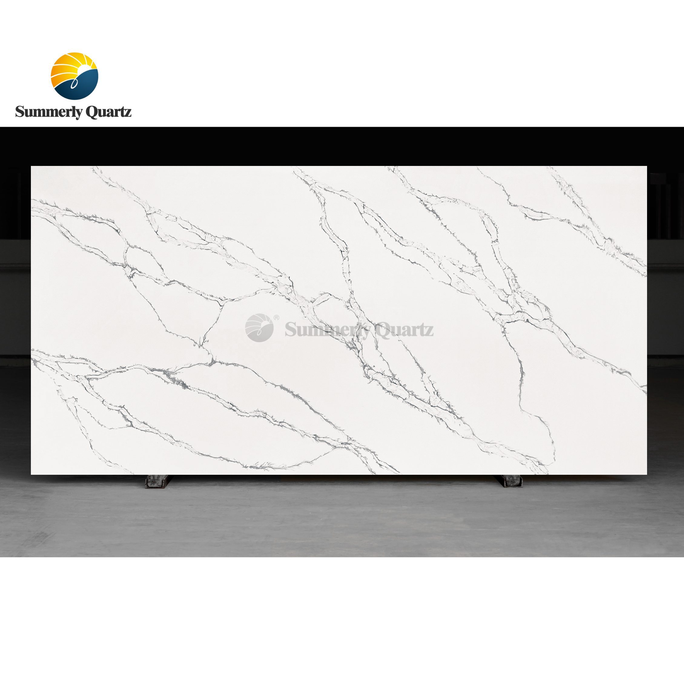 Calacatta kitchen countertops quartz slabs