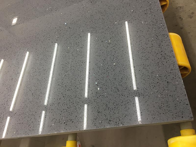 light grey engineered stone